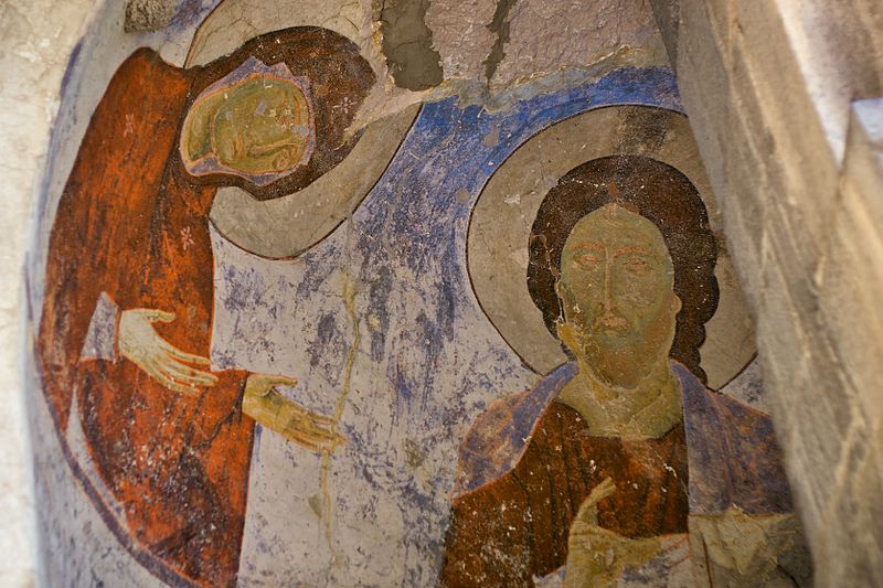 File:Vardzia fresco detail.jpg