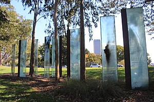 Veil of Trees at the Domain, Sydney Australia Veil of Trees 3.JPG