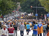 Via Catalana per la Independència. Abans, durant i després de la Via, a Barcelona i el Baix Llobregat.