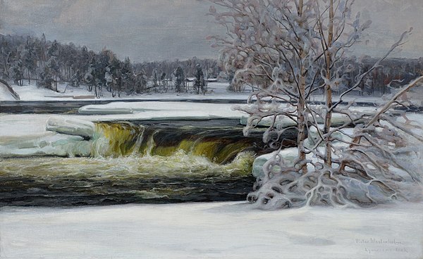 Kymi River by Victor Westerholm in 1902