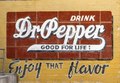 Vintage Dr. Pepper advertisement on an exterior wall of the Dr Pepper Museum in a former plant that bottled the soft drink in Waco, Texas LCCN2014633945.tif