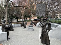 Early plan for the Virginia Women's Monument.