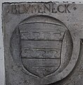 Ahnenprobe, links oben: Wappen „Blumeneck“ (Blumenegg)