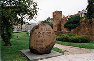 Template:Tablica pamiątkowa, Warszawa,Starówka, lipiec 2001.