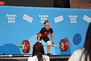 Deutsch: Gewichtheben bei den Olympischen Jugendspielen 2018; Tag 2, 10. Oktober 2018; Jungen 62 kg English: Weightlifting at the 2018 Summer Youth Olympics at 8 October 2018 – Boys' 62 kg