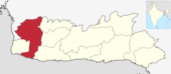 Localizacion del districte de West Garo Hills en Meghalaya