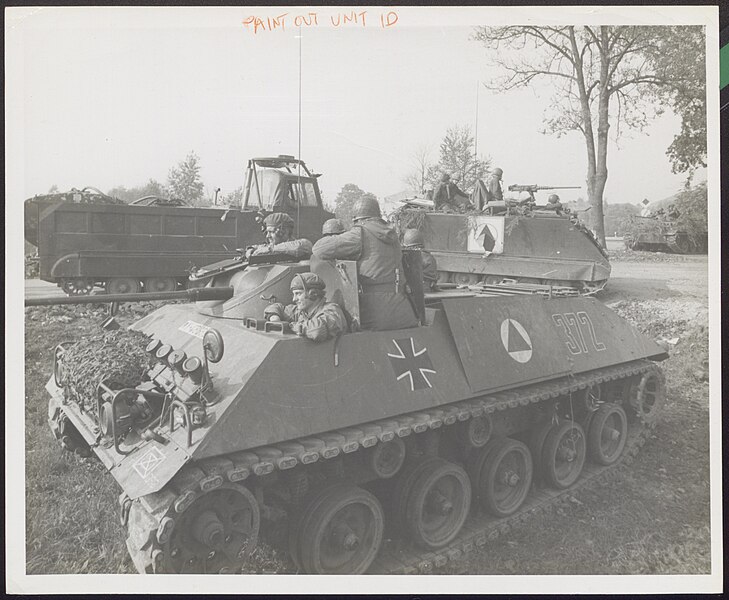 File:West German HS 30 Infantry Fighting Vehicle (IFV) During Exercise REFORGER III, 1971.jpg