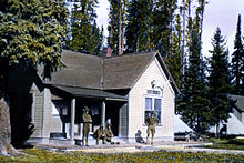 West Thumb Soldier Station in 1904 West Thumb Soldier Station YNP.jpg