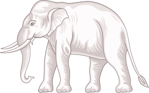 File:White elephant of Thailand.svg