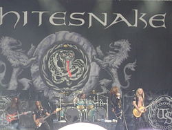 Whitesnake performing on the Arrow Rock Festival 2008, in Nijmegen, Netherlands