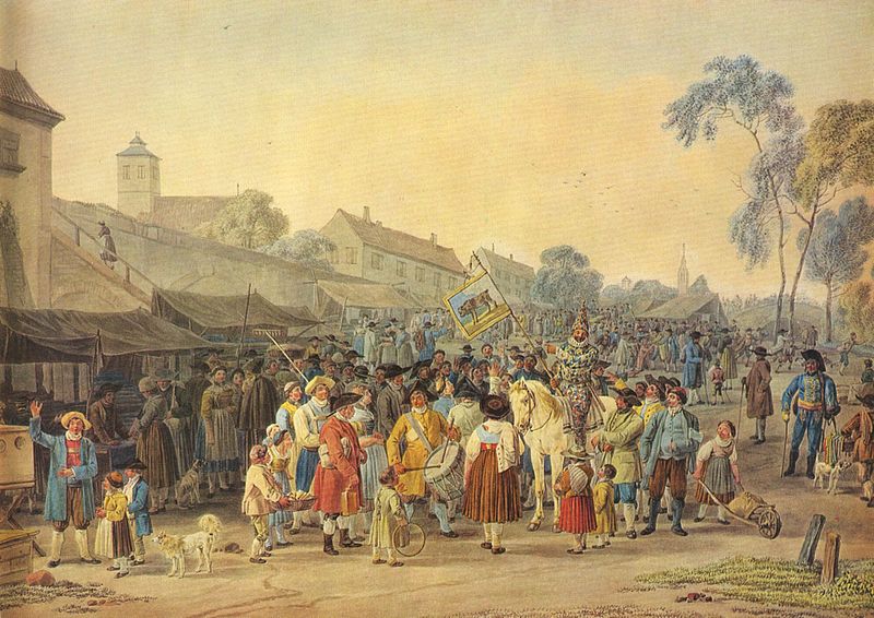 File:Wilhelm von Kobell Jahrmarkt um 1798.jpg