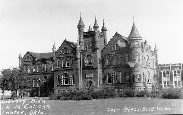 Williams Hall, the Castle of the Prairies, in 1920