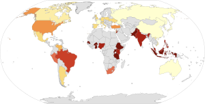 Worldwide Importance of Religion, 2015.svg