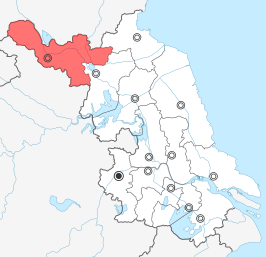 Kaart van Xuzhou