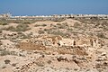Rujny pevnosti u Zawiyet Umm el-Rakham; severní lybijská cesta