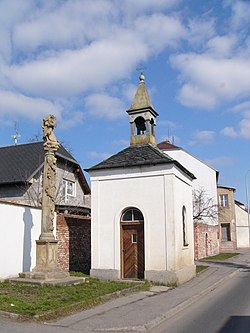 Jedinou památkou, která je na Bělidlech v seznamu kulturních památek, je zvonička a mariánský sloup na Libušině ulici.