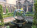 "The Water of Life" sculpture in Chester Cathedral cloister garth (14).JPG