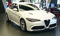 « 15 - ITALIE Alfa Romeo Giulia QV 2015 présérie au Museo Alfa Romeo Arese.jpg