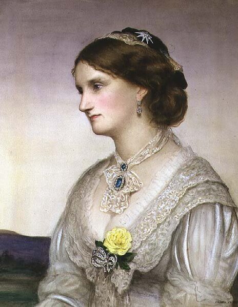 Selina, the Countess of Bradford, by Edward Clifford, 1876