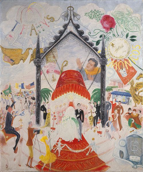 File:'The Cathedrals of Fifth Avenue' by Florine Stettheimer, 1931.jpg