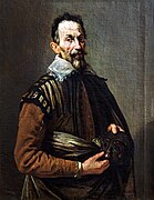 Portrait of Francesco Andreini or Claudio Monteverdi by Domenico Fetti - Gallerie Accademia