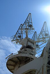 Антенна УКВ-связи с космическими кораблями