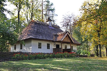Ukrainian traditional house