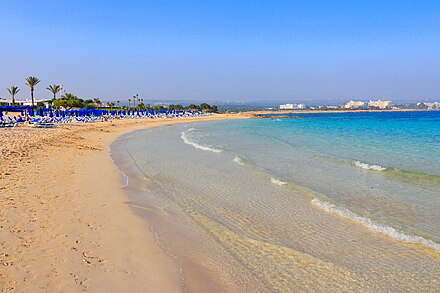 Makronissos Beach in Ayia Napa