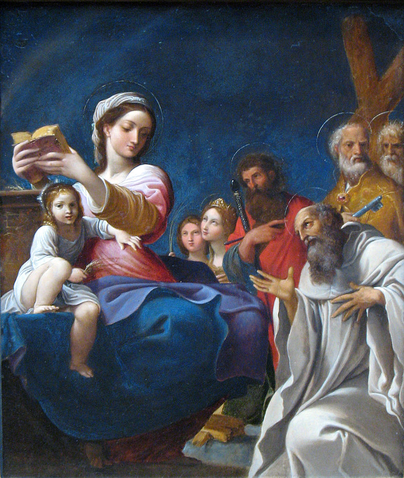 1607 Carracci Madonna mit Kind und Heiligen anagoria.JPG