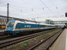 Der alex in Regensburg Hbf