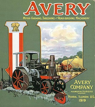 <span class="mw-page-title-main">Avery Company</span> American farm tractor manufacturer