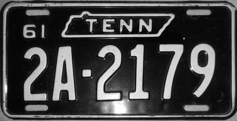 File:1961 Tennessee license plate.jpg