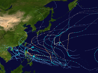<span class="mw-page-title-main">1980 Pacific typhoon season</span> Period of formation of tropical cyclones in the Western Pacific Ocean in 1980