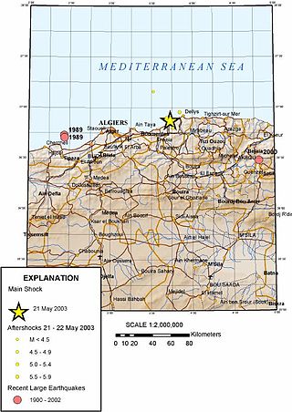 Erdbeben vor Algerien 2003