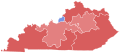 2014 United States Senate election in Kentucky by congressional district