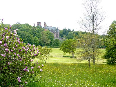 Le parc du château de Trévarez.