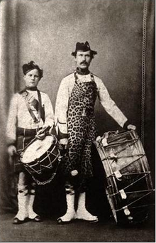 Drummers of the 78th (Highlanders) Regiment of Foot, 1860