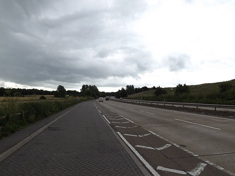 File:A14 ^ Layby at Elmswell - geograph.org.uk - 5010727.jpg