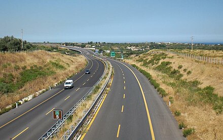 Autostrada A18 in Sicily