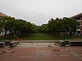 東海大學社會科學院前的廣場