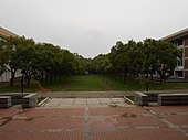 ساحة أمام كلية العلوم الاجتماعية جامعة تونغهاي