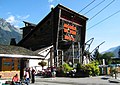 Aiguille du Midi-svævebanens dalstation i Chamonix