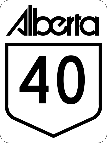 File:Alberta Highway 40 (1970s).svg