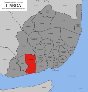 mapa lisboa alcantara Alcântara (Lisboa) – Wikipédia, a enciclopédia livre