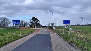 Alde Leie Village in Friesland, Netherlands