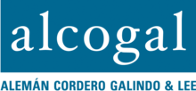 Alemán, Cordero, Galindo & Lee (ALCOGAL) logo.png