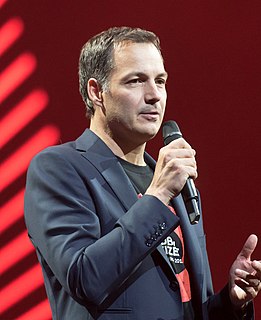 Alexander De Croo Belgian federal minister