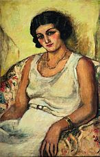 Klarra Szepessy, óleo sobre tela, 1932