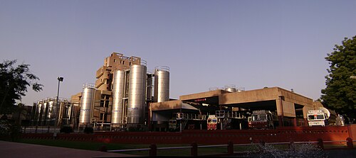 Amul Dairy Plant at Anand, Gujarat was a highly successful co-operative started during Operation Flood in the 1970s.