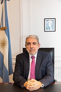 Aníbal Fernández Argentinian Minister of Security